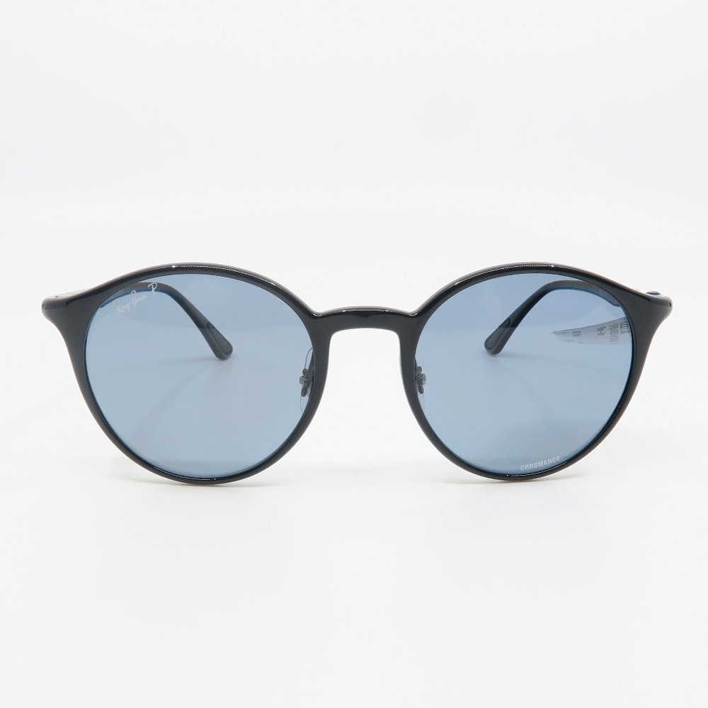 RB 4336-CH 601/BA Ray-Ban Chromance Black/Blue Sunglasses with case. - Picture 2 of 6